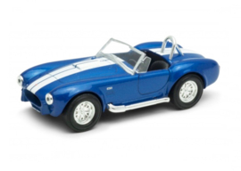 Modelauto Shelby Cobra blauw 1:34