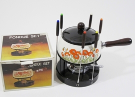 Fondue set jaren 70