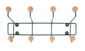 Kapstok Saturnus groen met kurk