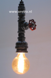 Hanglamp Firehose zwart/zilver