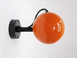 Wandlamp Bolspot oranje