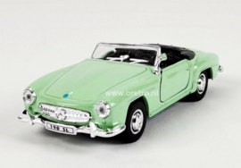 Modelauto Mercedes-Benz 190 SL cabrio groen 1:34