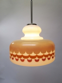 Hanglamp jaren 70 beige