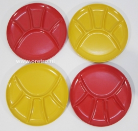 Fondue borden melamine