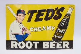 Reclamebord Ted`s rootbeer