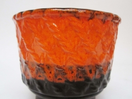 Bloempot touw oranje