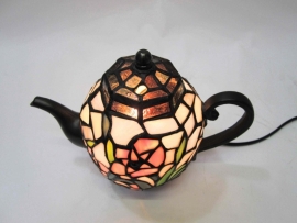 Tiffanylamp theepot