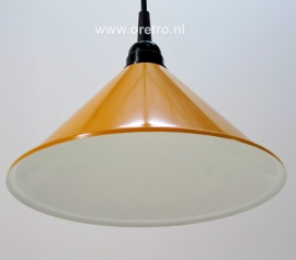 Hanglampen met gele kap set