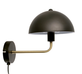 Wandlamp Bonnet zwart