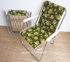 Campingstoelen bloemen 2x