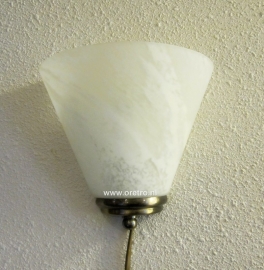 Wandlamp rookglas