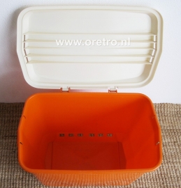 Wasmand Curver oranje