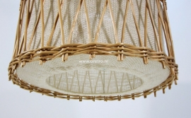 Hanglamp riet en jute