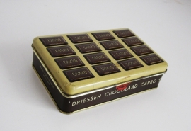 Blik Driessen chocolaad