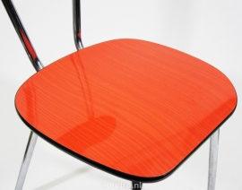 Stoel formica oranje