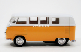 Modelauto VW bus T1 geel  1:34