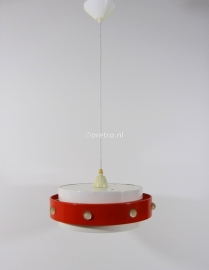 Hanglamp oranje jaren 50