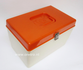Naaibox Curver oranje