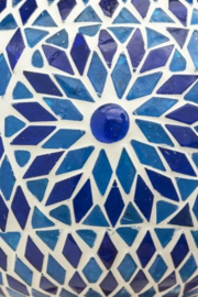 Hanglamp mozaiek Gaya blauw