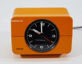 Wekker elektrisch Krups oranje