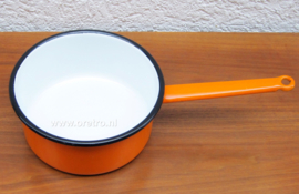 Steelpan emaille oranje ø 22