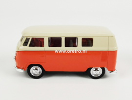 Modelauto VW T1 oranje 1:34