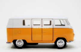 Modelauto VW bus T1 geel  1:34