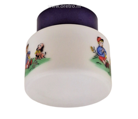 Plafondlamp kinderlamp jongen en hond