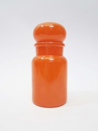 Voorraadpot glas oranje