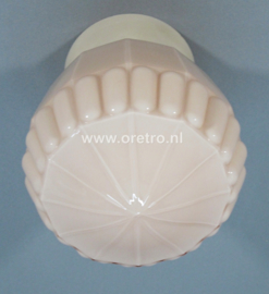 Plafondlamp schroefbol oudroze