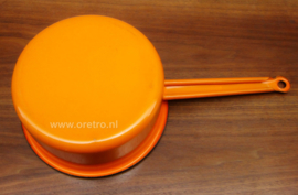 Steelpan emaille oranje ø 22