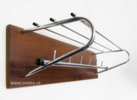 Kapstok hout met chroom