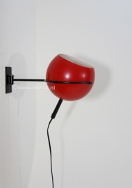 Wandlamp bol rood