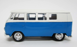 Modelauto VW bus T1 blauw  1:34