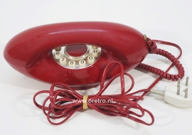 Telefoon PTT Wenen rood
