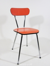 Stoel formica oranje