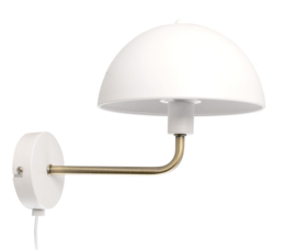 Wandlamp Bonnet wit