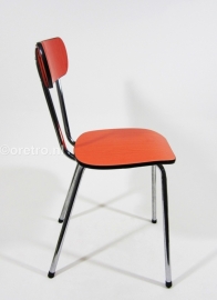 Stoel formica oranje