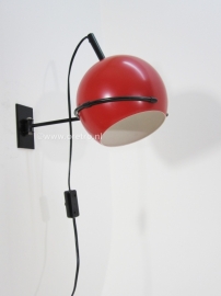 Wandlamp bol rood