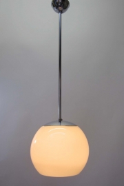 Hanglamp Halve bol glas