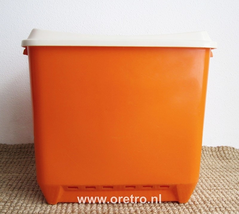 Herformuleren heet Verwaarlozing Wasmand Curver oranje | Vintage verkocht / vintage sold | ORETRO