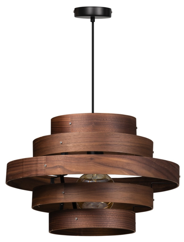 Hanglamp Walnut 5 rings | Hanglampen retro | ORETRO