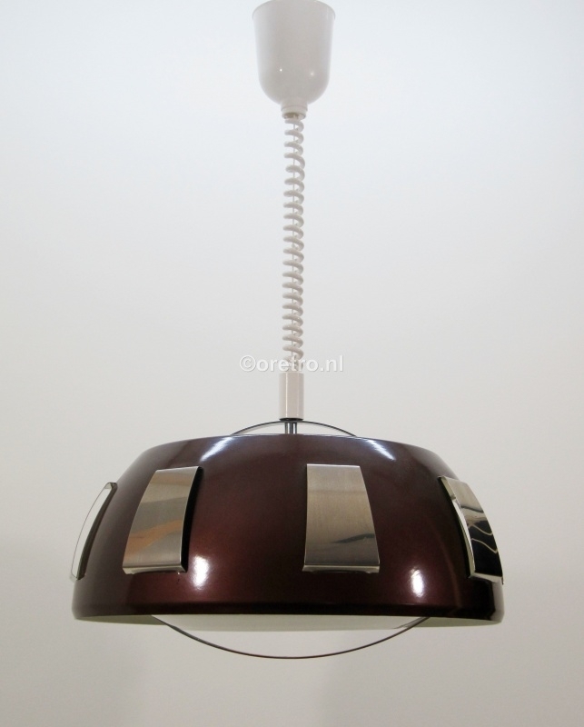 Normalisatie Verdeel Gezicht omhoog Hanglamp jaren 70 | Vintage verkocht / vintage sold | ORETRO