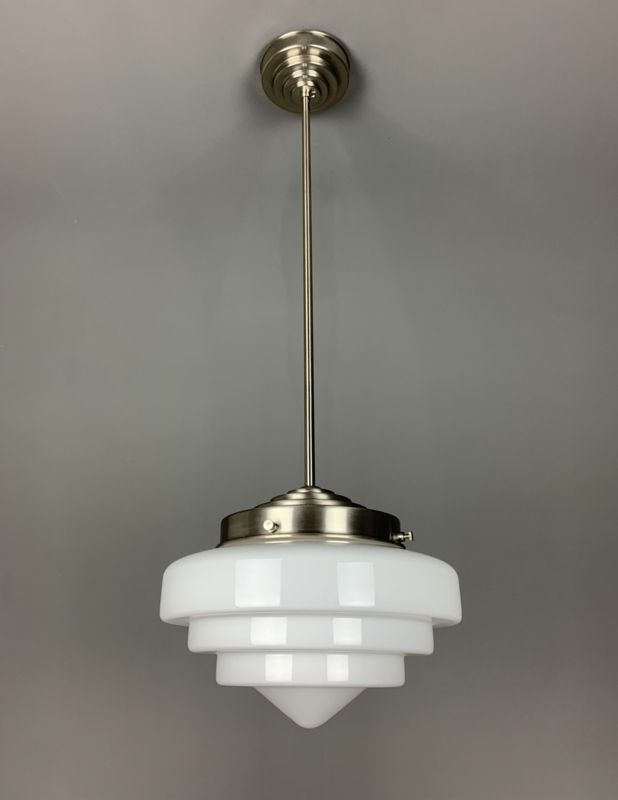 Schat te binden Omhoog gaan Hanglampen art deco jaren 20 en jaren 30 lampen en gisolampen
