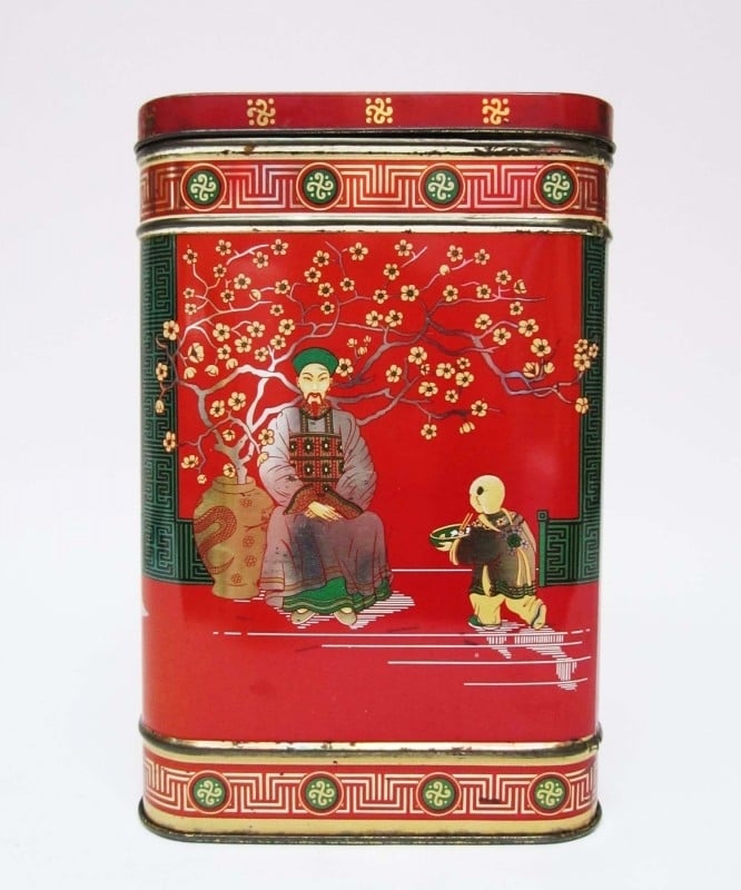 Blik Chinees rood Vintage verkocht / vintage sold | ORETRO
