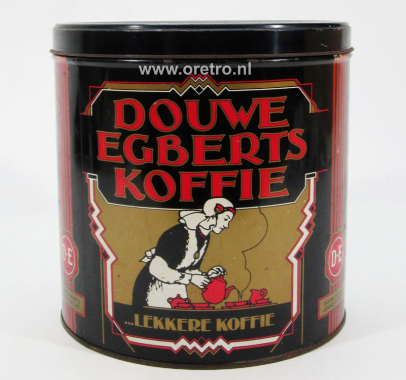 Geven Geld lenende Mus Blik Douwe Egberts groot artdeco | Vintage verkocht / vintage sold | ORETRO