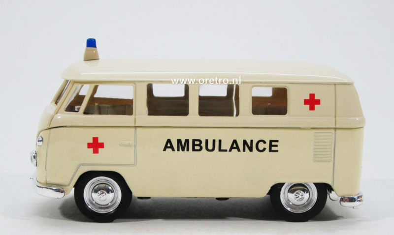 Elektricien Onzeker marmeren Modelauto VW bus T1 ambulance 1:34 | Model auto's | ORETRO