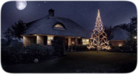 Fairybell 960 leds warm white 6 meter hoog.