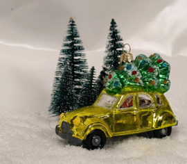 2CV jaune/or