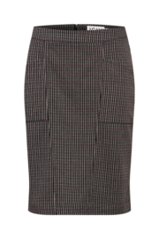 Ichi - Kate Structure Skirt Port Royale